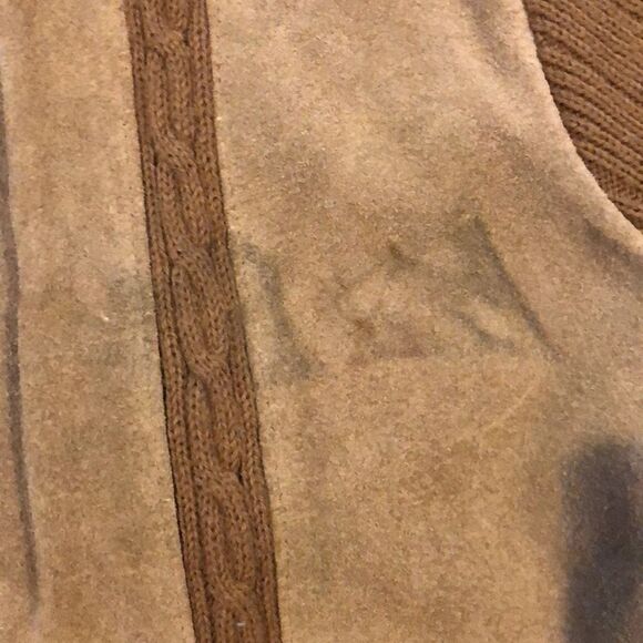 Vintage 1970’s Suede Leather Sweater Jacket | Large - Picture 3 of 14